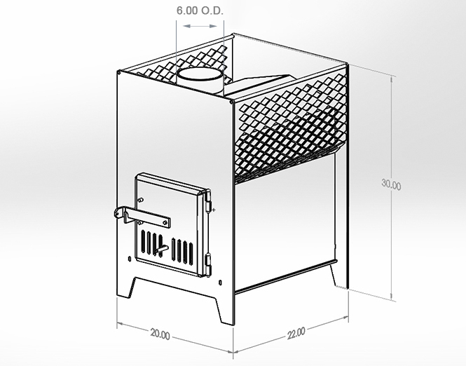 Large Sauna Stove